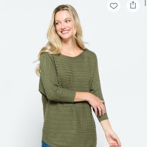Olive Green Women's Sweater